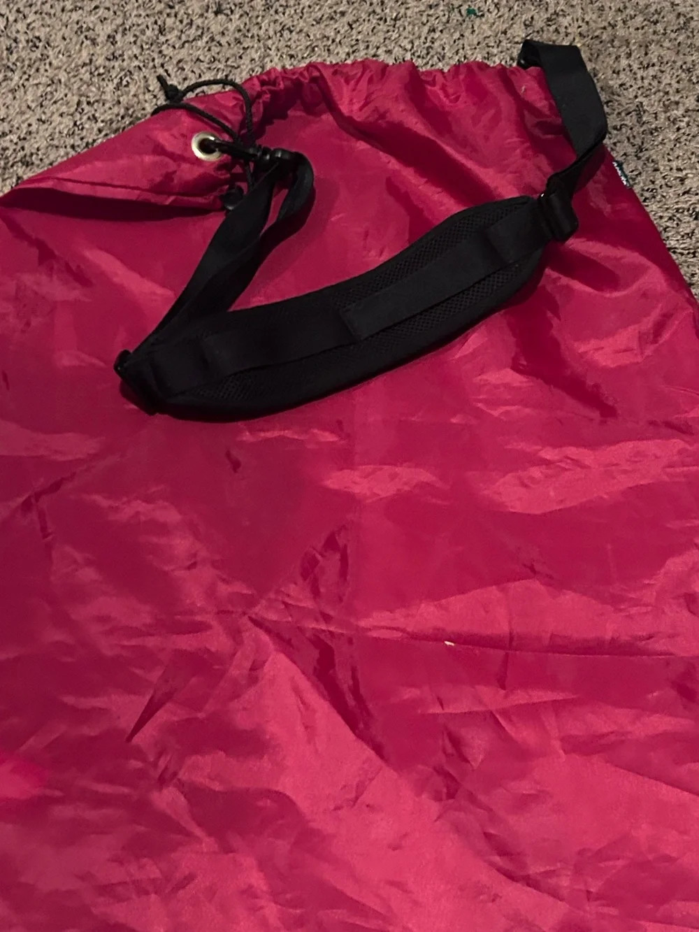 Free w bundle ecogo reusable heavy duty drawstring laundry bag padded strap 28”